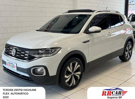VOLKSWAGEN T-CROSS 1.4 250 TSI TOTAL FLEX HIGHLINE AUTOMÁTICO VOLKSWAGEN T-CROSS 1.4 250 TSI TOTAL FLEX HIGHLINE AUTOMÁTICO